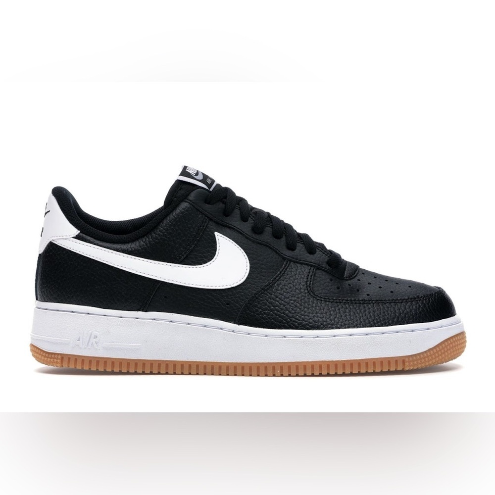 Nike Air Force 1 Low '07 Sneakers | 6.5Y / 8W | Black White Gum